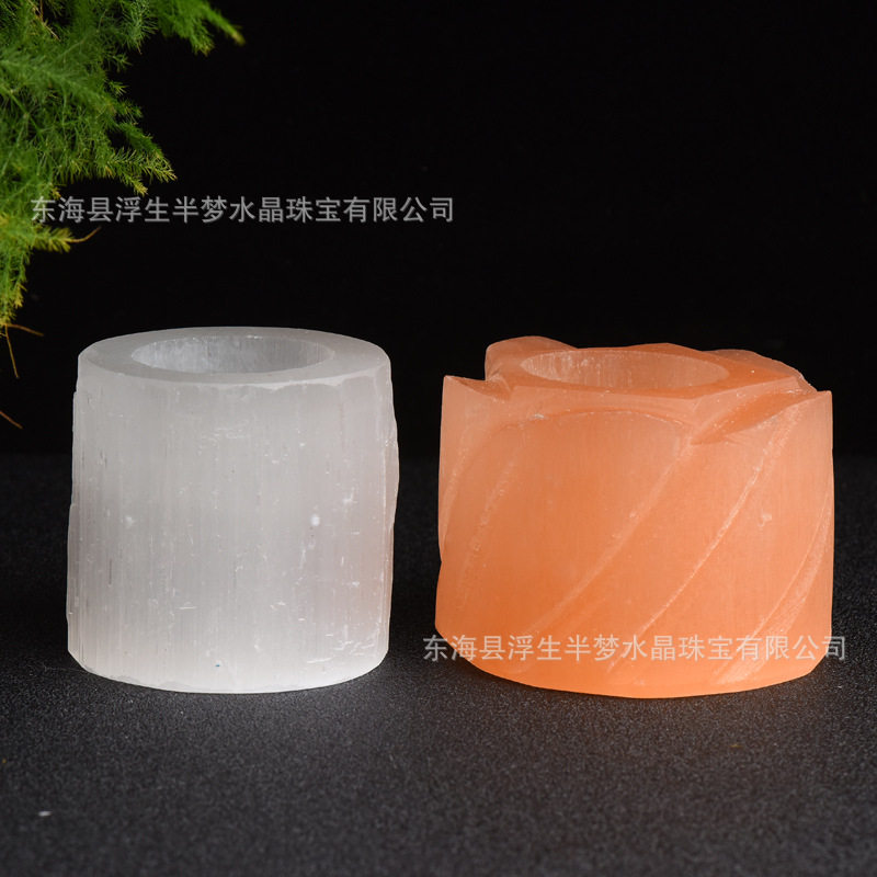 Gems of Light — Premium Selenite Pyramid