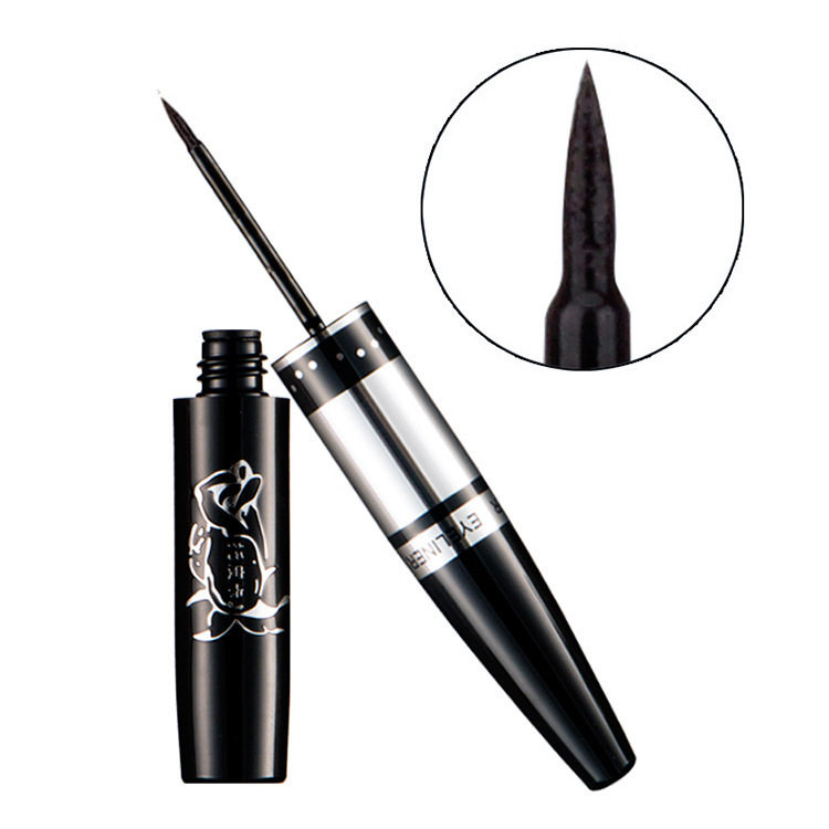 托皮卡眼线笔随心眼线液成型不易晕染批发跨境国货彩妆流金质感