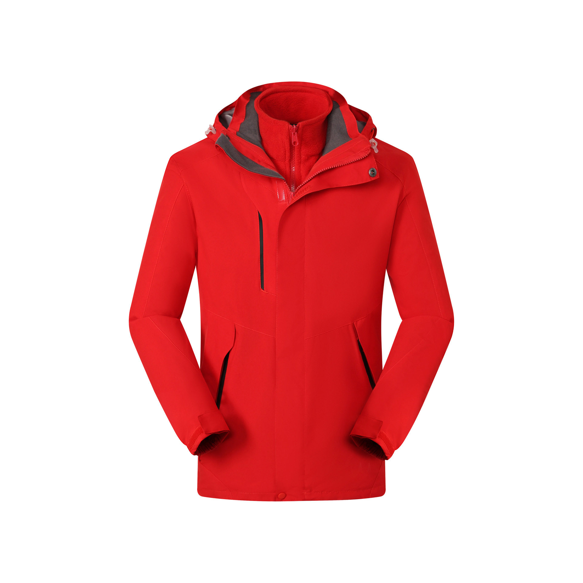 户外三合一冲锋衣定制加绒加厚防水保暖男女工作服团体服工装印字