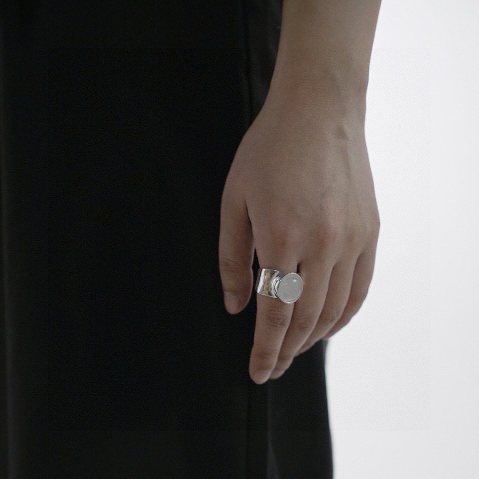 Designer Obsidian Ring