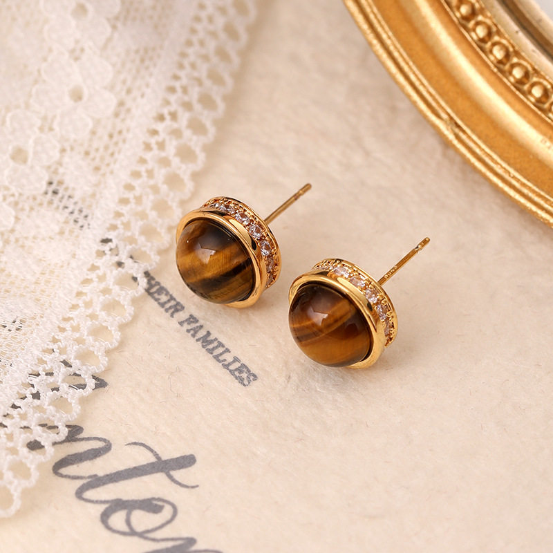 Luxury Minimalist Malachite Earrings