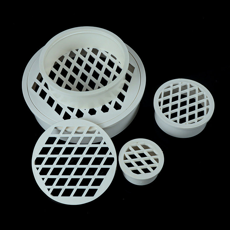 内插式简易直插地漏盖pvc塑料 50 75 110 160 直落大排水管道配件