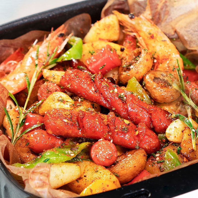 锅主烧烤料25g空气炸锅调味料香辣五香孜然撒料粉包工厂批发代发