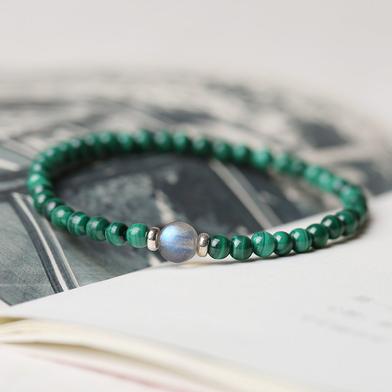 Earth's Treasure — Natural Malachite Bracelet