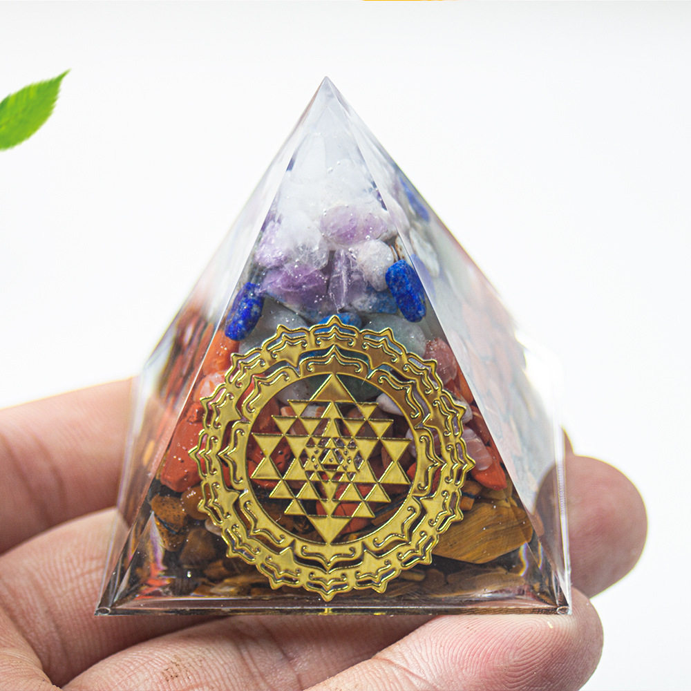 Nature's Art — Raw Crystal Pyramid