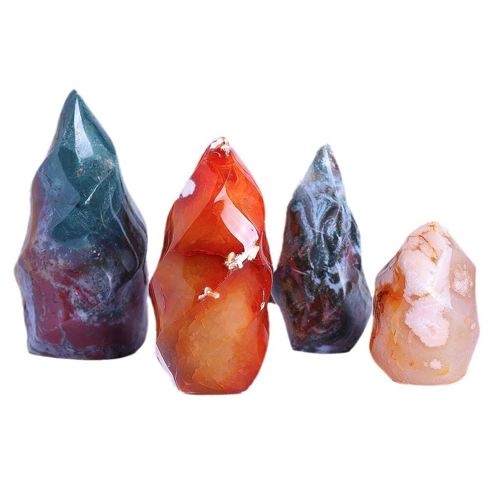 Prismatic Tower — Natural Crystal Hexagonal Point