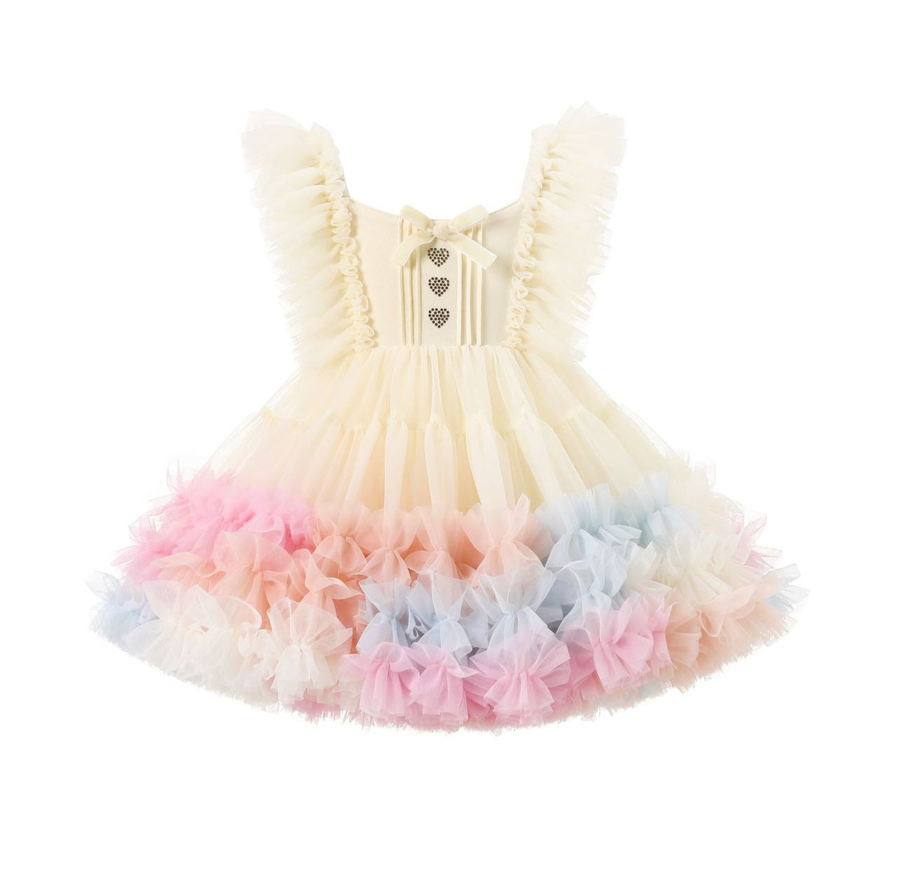 新款童裙女童连衣裙蓬蓬裙公主裙儿童洛丽塔洋气纱裙tutu裙吊带裙