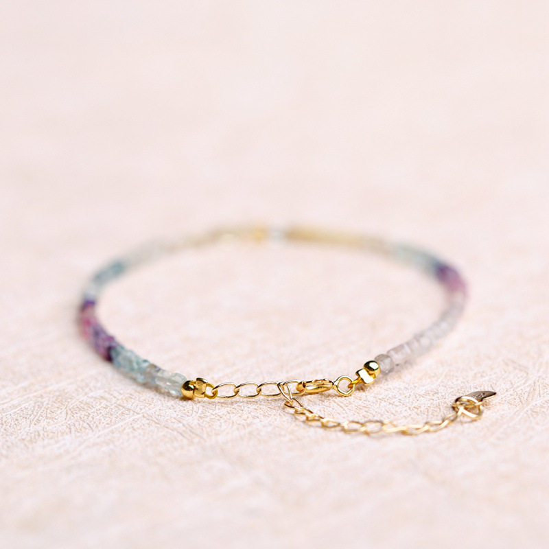 Gems of Light — Premium Fluorite Bracelet