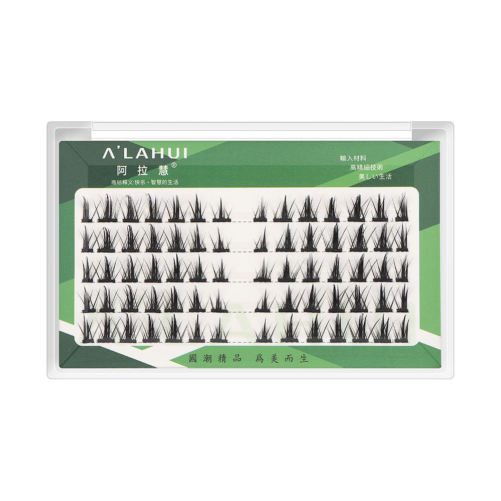 综合小恶魔睫毛假睫毛自然硬梗仙子太阳花下睫毛懒人三部曲批发