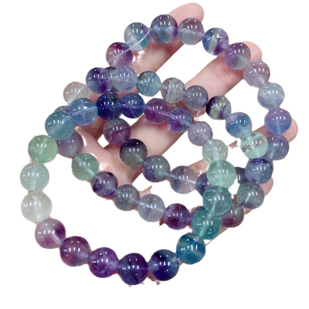 Nature's Art — Raw Fluorite Bracelet