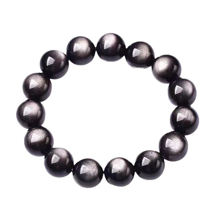 Nature's Art — Raw Black Obsidian Bracelet