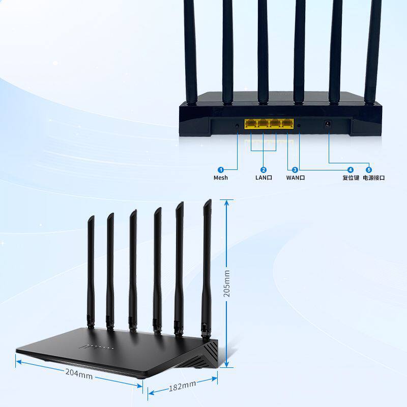 穿墙王双频wifi6路由器MT7981B方案智能组网家用双核无线千兆厂家