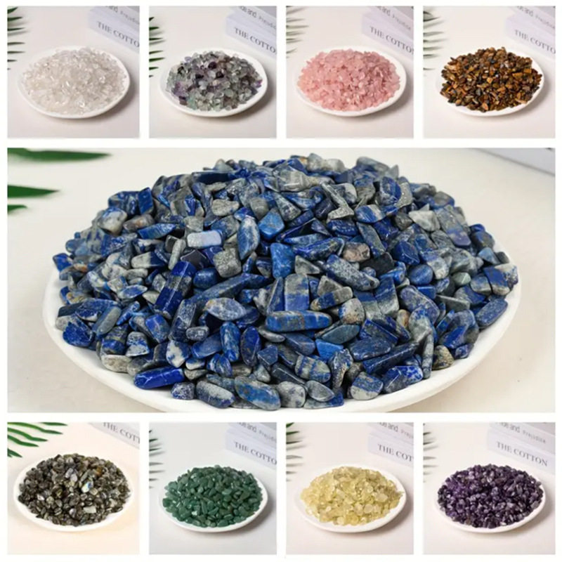 Crystal Moon Disc — Natural Crystal Slice Plate