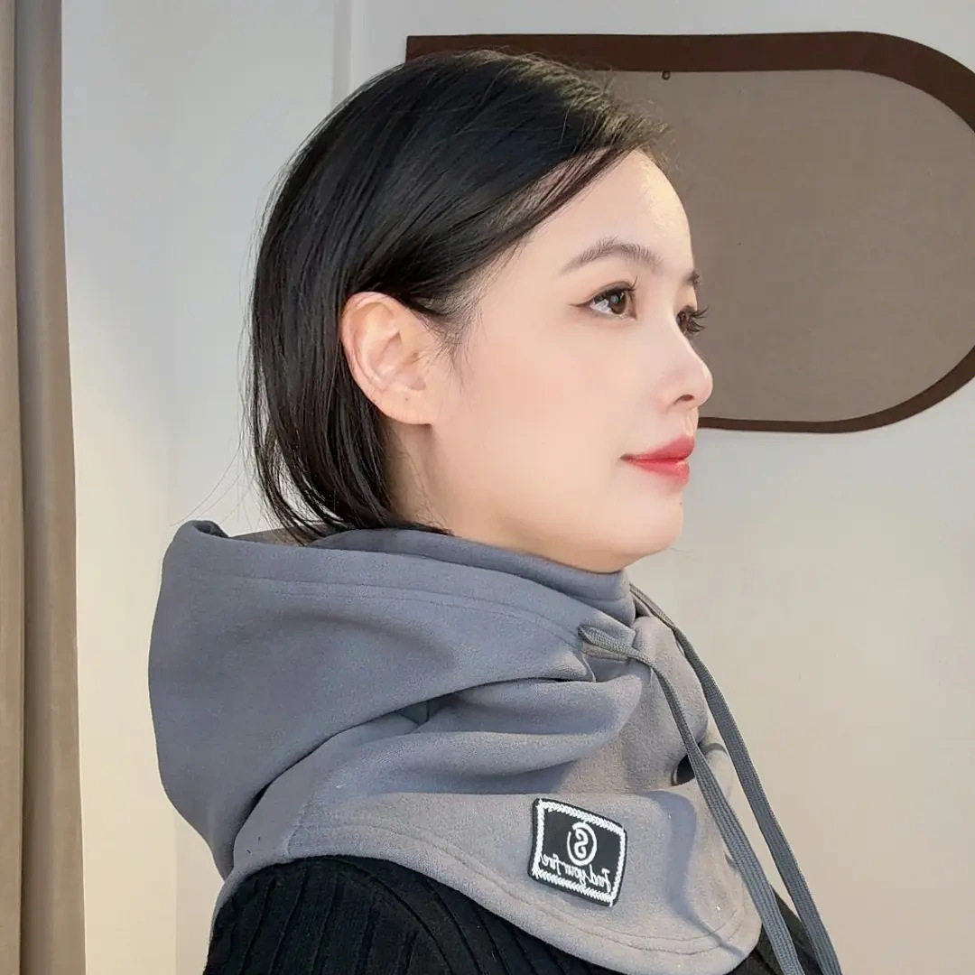 秋冬季保暖帽子男女款户外防风防寒抓绒帽套头帽骑行骑车加厚加绒