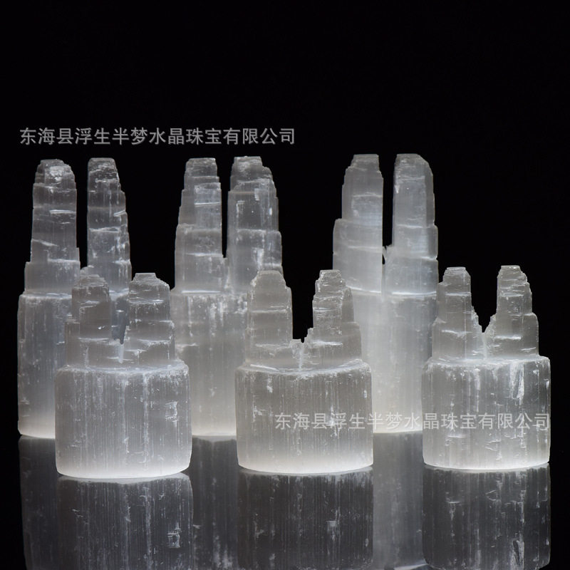 Gems of Light — Premium Selenite Pyramid