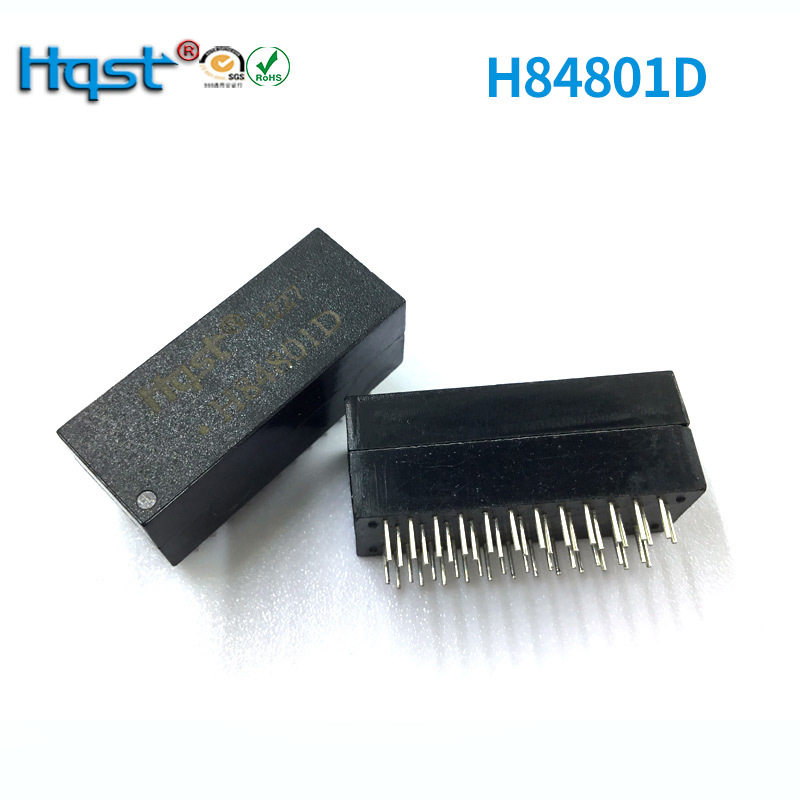 H84801D插件48PIN千兆HST-48001DR 网络隔离滤波变压器 DC4810G厂