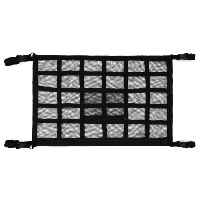 汽车用品厂家直售置物箱车顶收纳网车顶行李网兜悬挂式车载储物袋