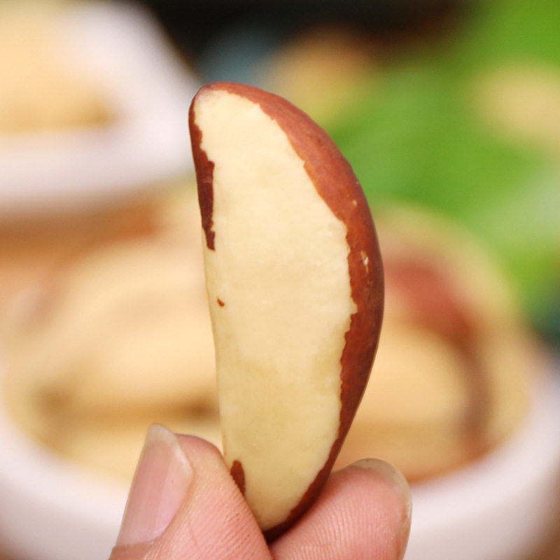 原味熟鲍鱼果仁500g新货大颗粒无壳巴西坚果鲍鱼果非新疆儿童干果