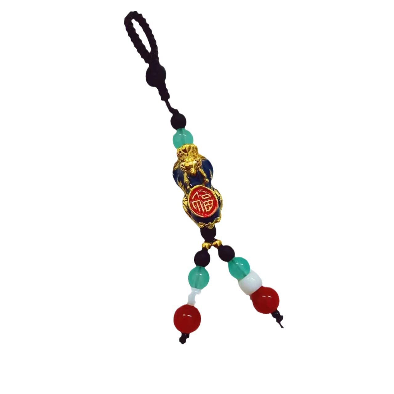 厂家汽车钥匙男士温变貔貅挂件招财钥匙链挂饰汽车钥匙扣装饰