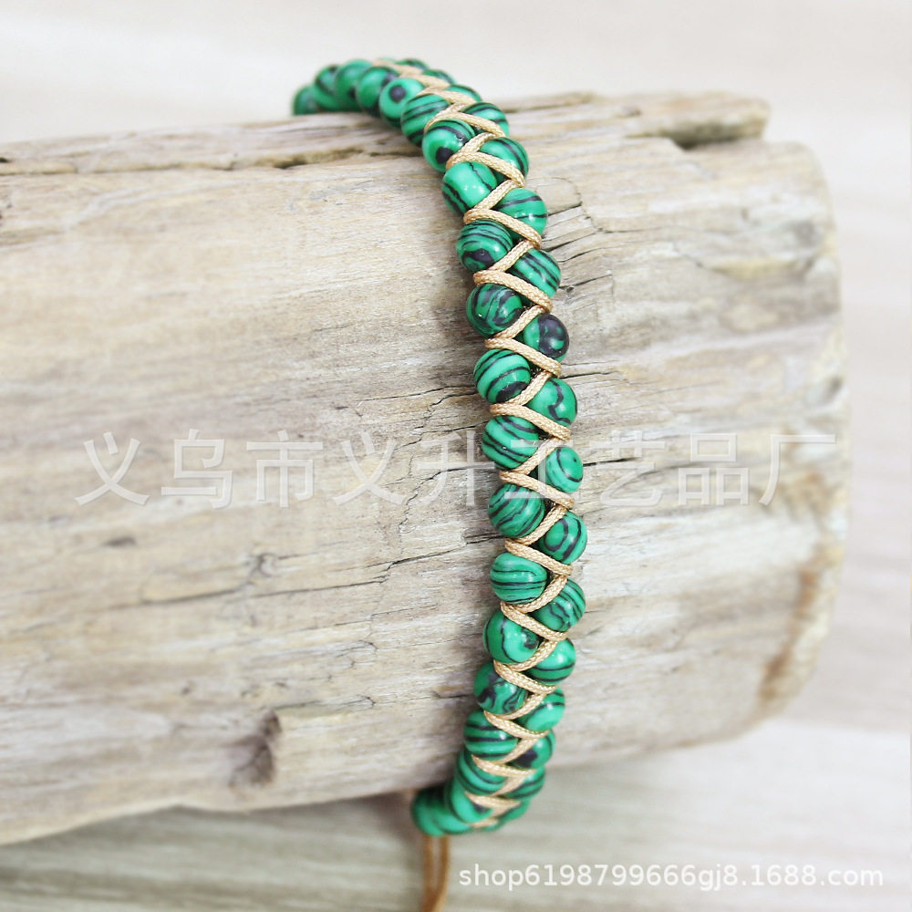 Handcrafted Malachite Bracelet