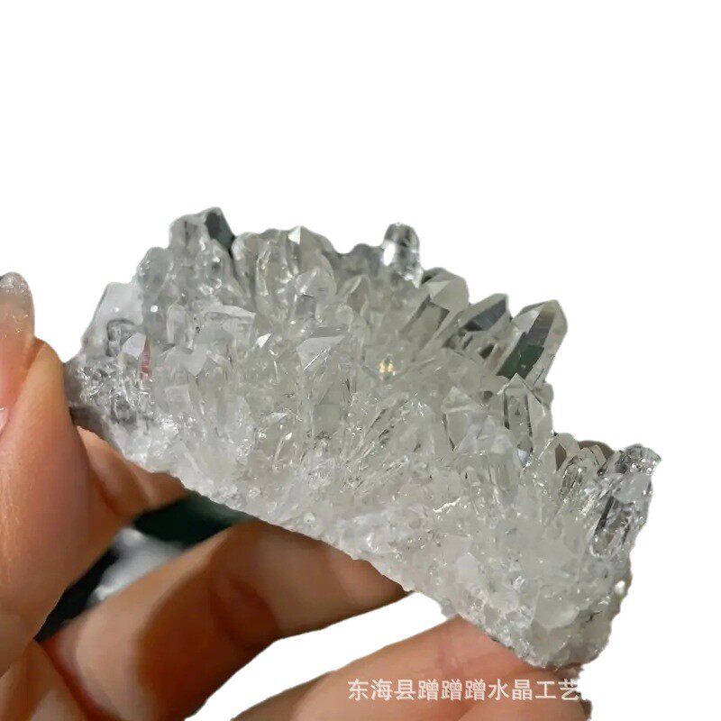 Crystal Sanctuary — Natural Clear Quartz Cluster