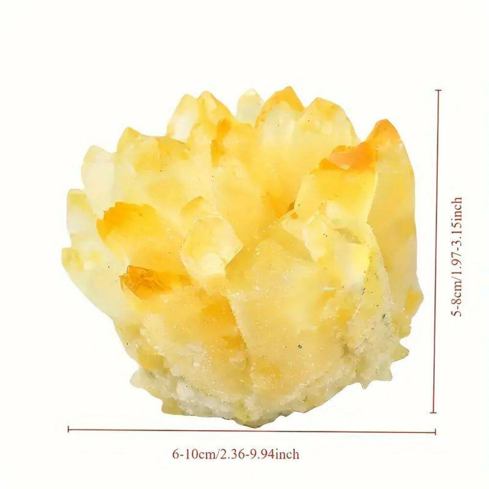 Aurora Throne — Natural Crystal Cluster Feng Shui Display