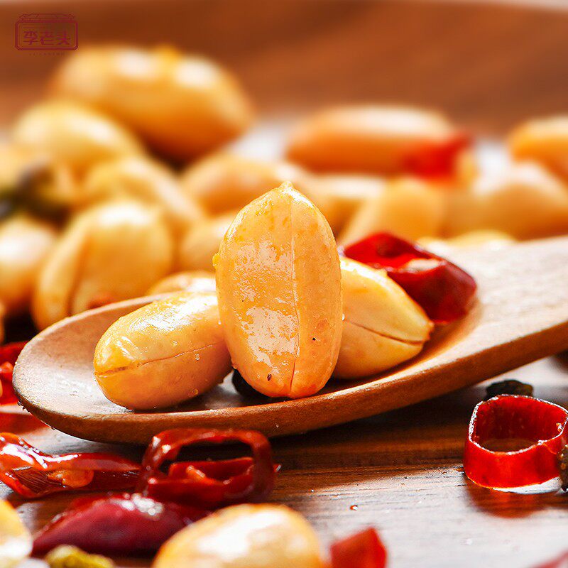 李老头五香花生米休闲零食商超KTV酒吧批发500g多味花生米工厂批