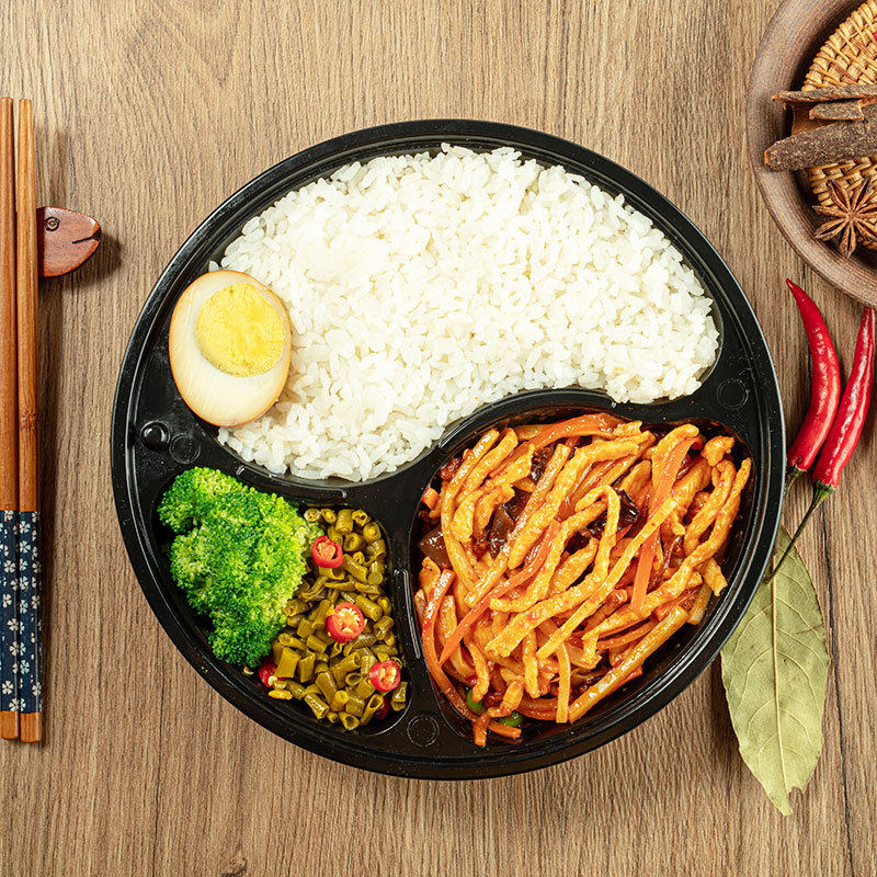 谷言高端预制菜鱼香肉丝料理包220g半成品商用快餐外卖速食家常菜