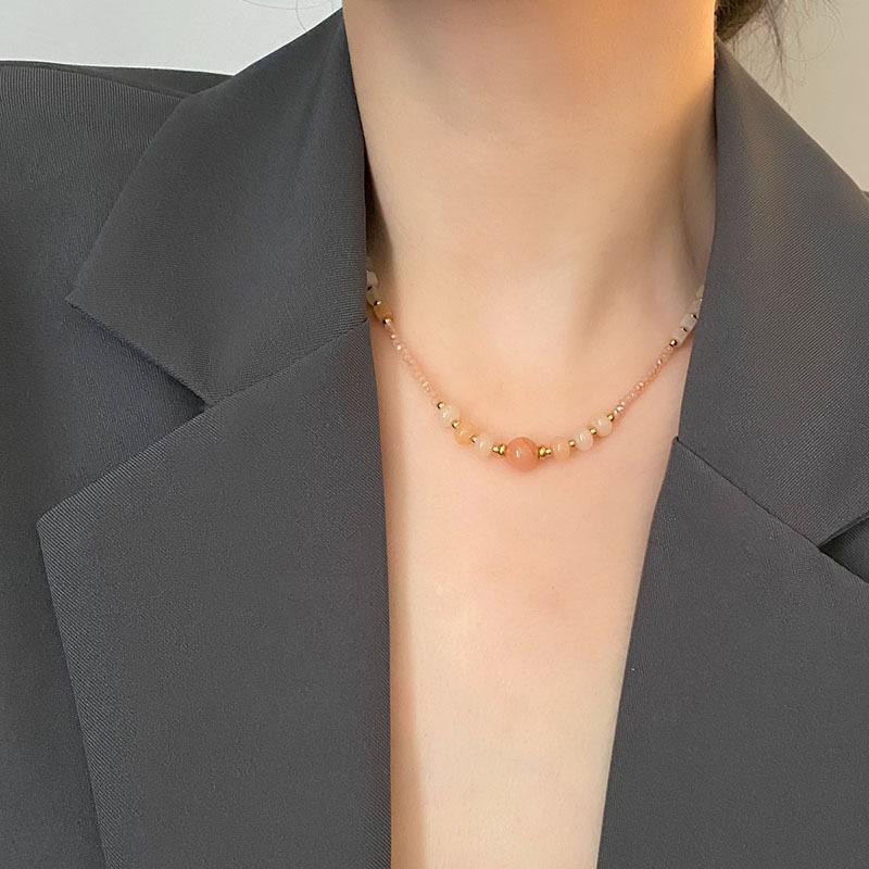 Strawberry Quartz Necklace