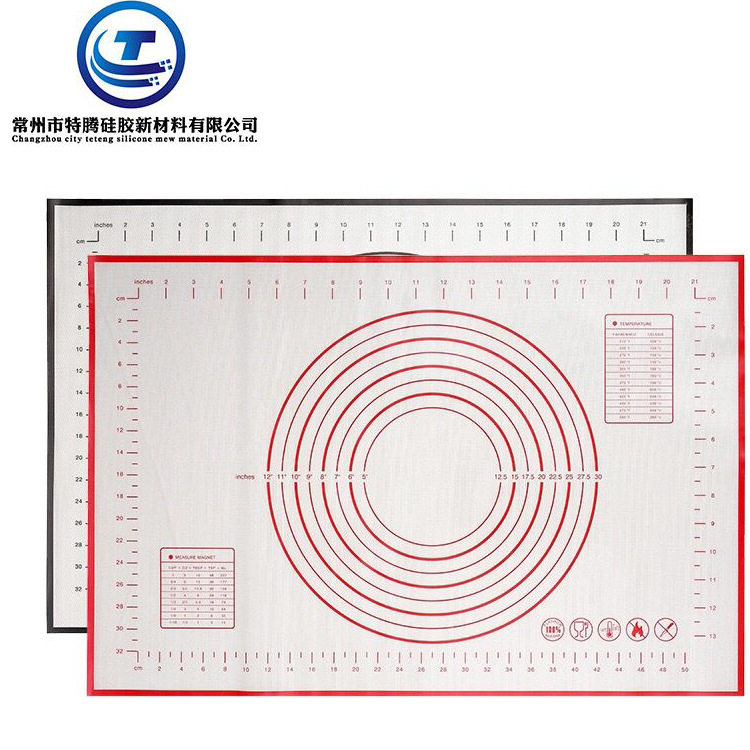 铂金硅胶揉面垫防滑不粘耐高温烘培和面擀面垫子食品级硅胶揉面垫
