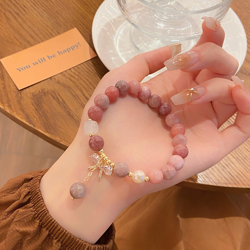 Natural Sunstone Bracelet Safety Buckle | Attract Wealth, Change Luck, Guarding Peace, Energy Crystal Jewelry