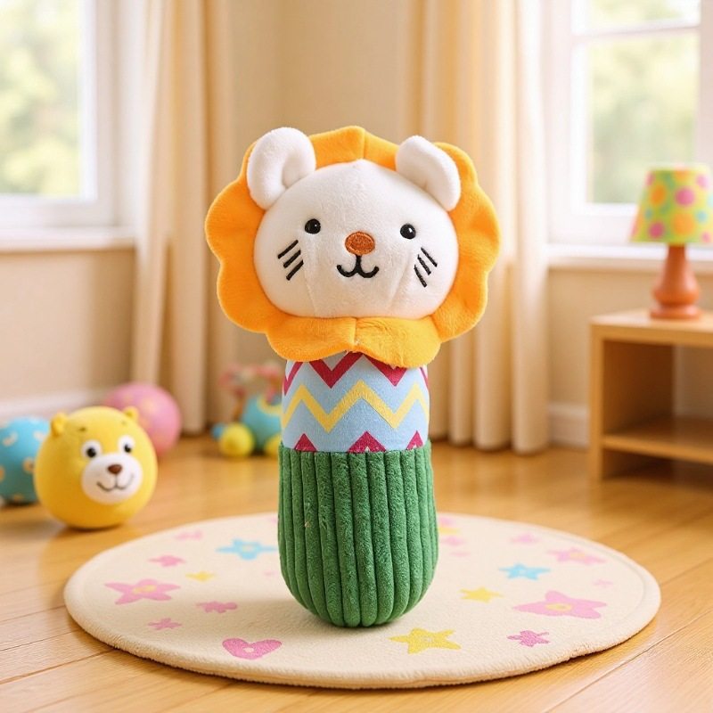 可爱动物毛绒宠物玩具狗狗解闷发声狗咬毛绒公仔耐咬磨牙玩具玩偶