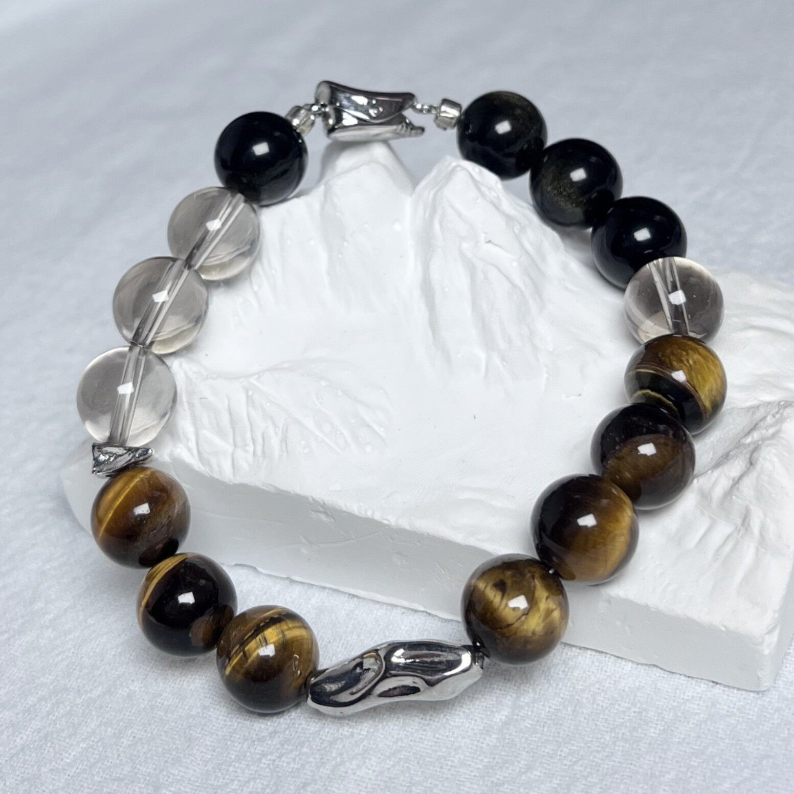 Handcrafted Tiger's Eye Bracelet