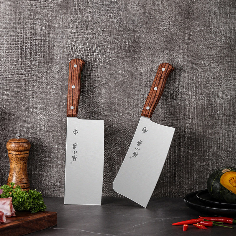 张小泉菜刀家用切片刀斩骨刀砍骨头锋利切菜切肉刀厨房刀具官方