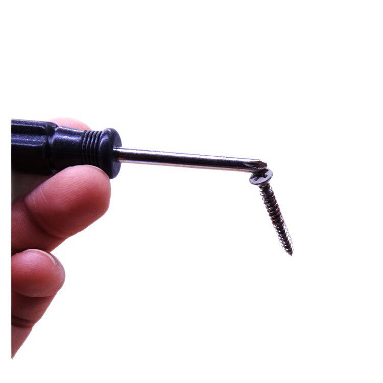 现货迷你4寸5寸螺丝刀黑色手柄十字一字手动螺丝拆卸玩具起子工具