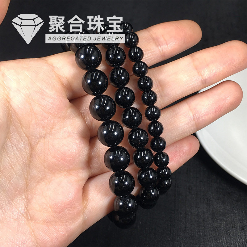 Nature's Art — Raw Black Tourmaline Bracelet