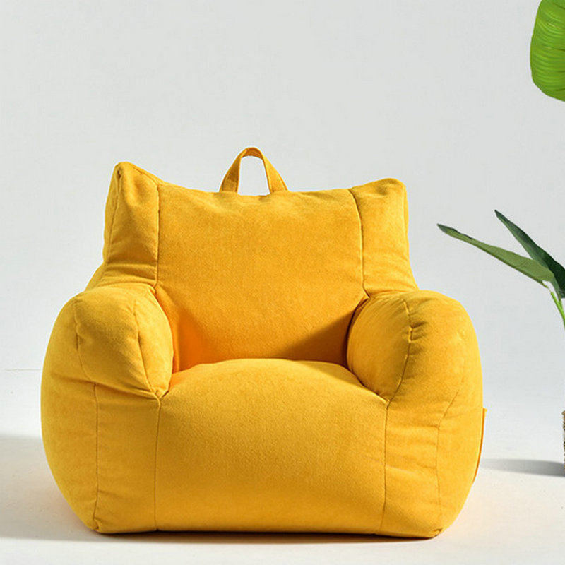 懒人沙发扶手款沙发棉麻布套可换洗家用客厅卧室厂家批发沙发