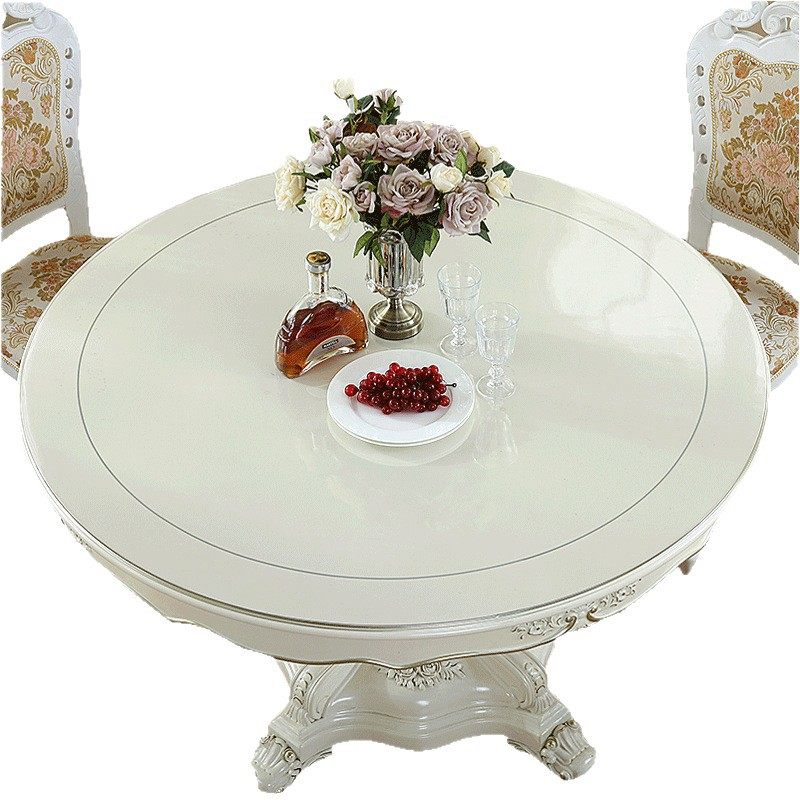 透明pvc软玻璃圆桌桌垫子防水防油无味免洗餐桌布水晶板家用台布