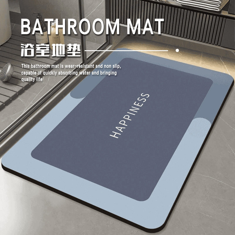 2025新款浴室地垫卫生间门口吸水防滑脚垫子洗手间厕所防滑垫家用