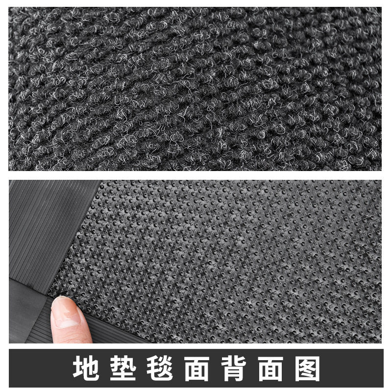 商用酒店大门口地垫定制进门迎宾地毯耐磨红色加厚防滑垫入户门垫