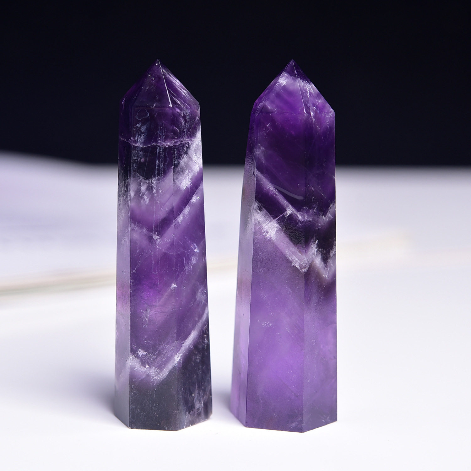 Violet Dream — Natural Amethyst Crystal Tower