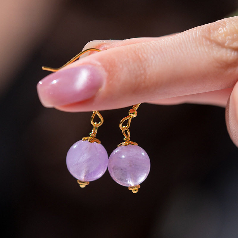 Royal Purple — Donghai Amethyst Earrings