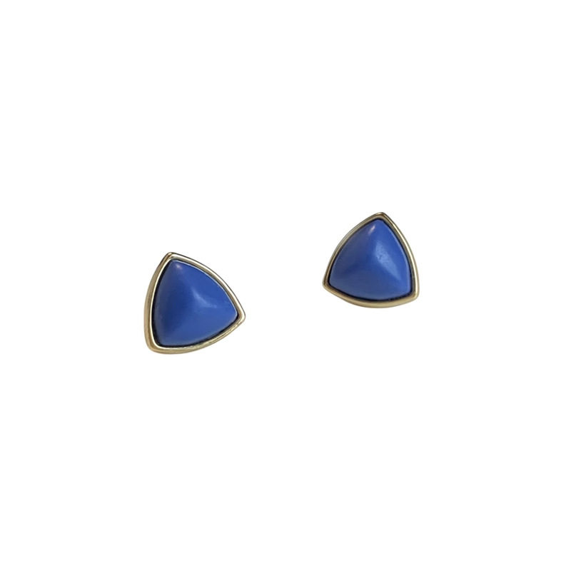 Lapis Lazuli Stud Earrings