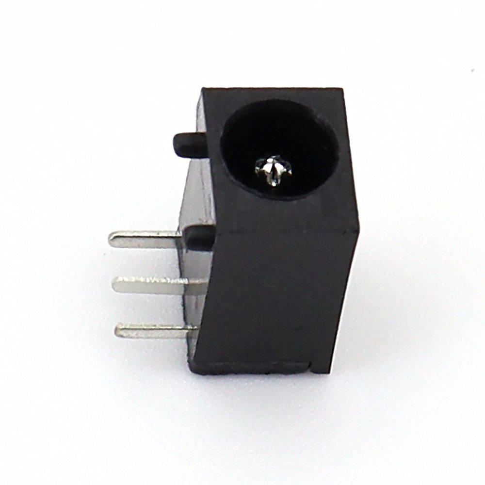 DC003A DC电源插座 3.5*1.3MM 直流电源插座 三脚直插插座 耐高温