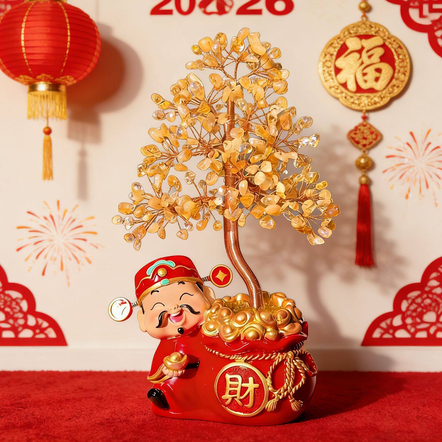 Golden Bloom — Natural Citrine Crystal Cluster