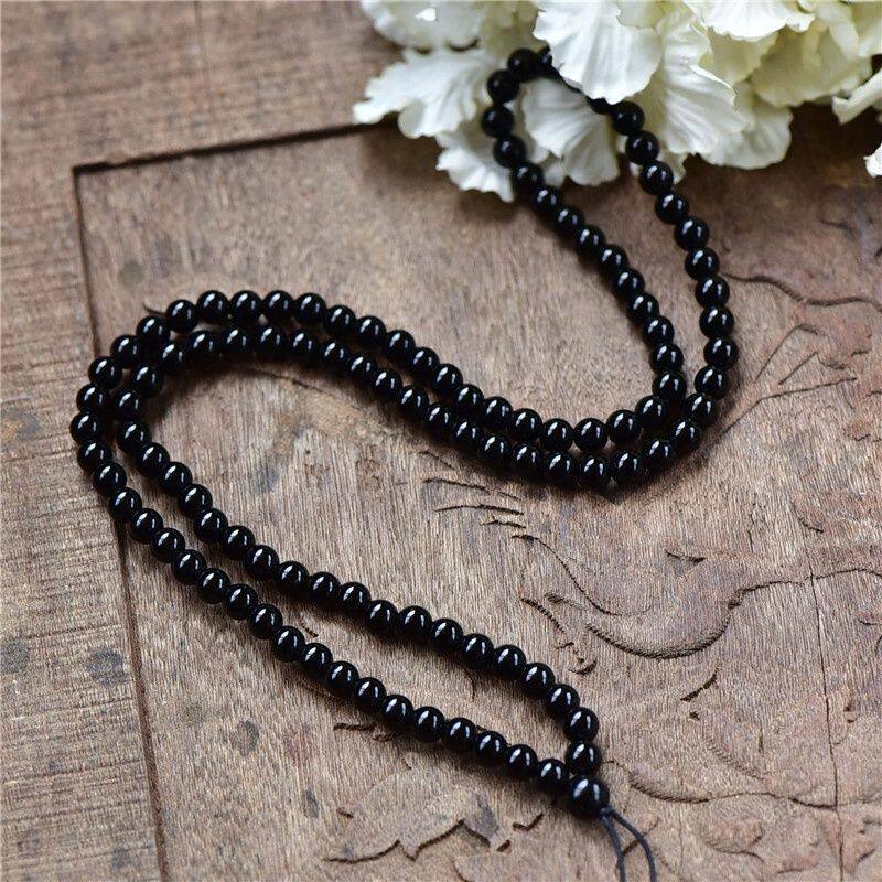 Earth's Treasure — Natural Black Obsidian Necklace