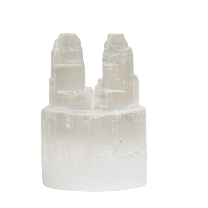Gems of Light — Premium Selenite Pyramid