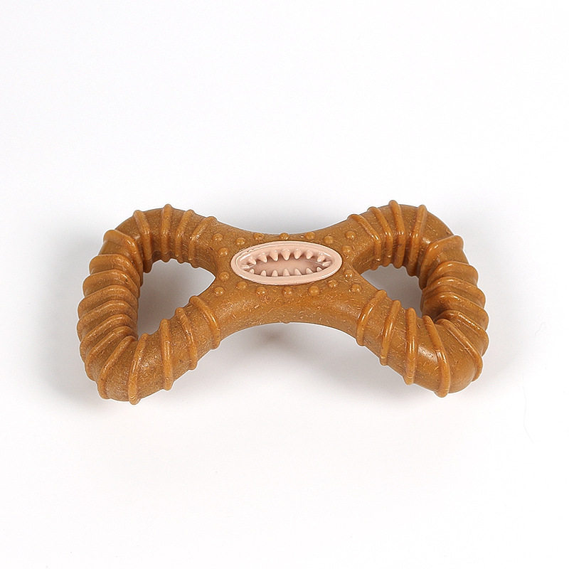 狗狗玩具耐磨耐咬漏食骨头磨牙洁齿玩具益智互动宠物用品现货批发