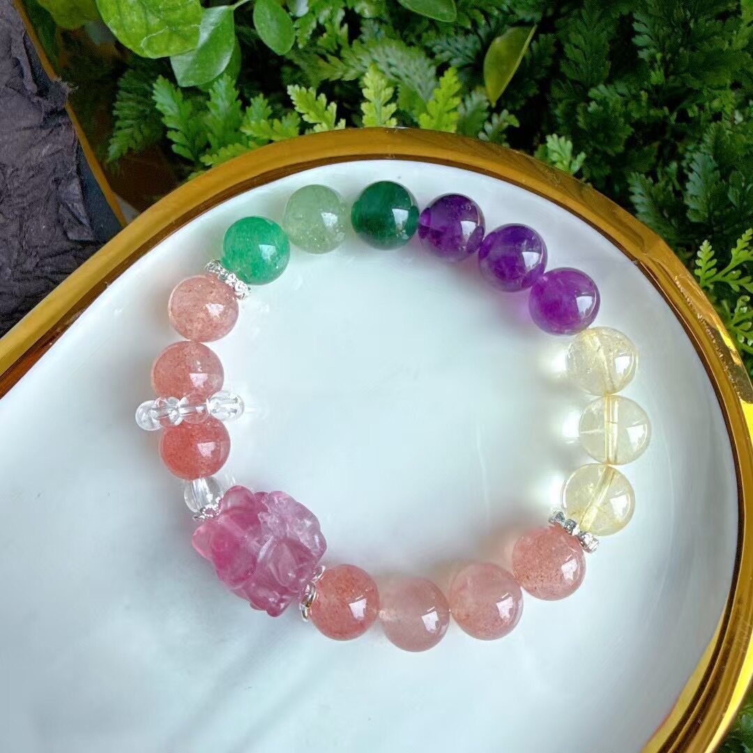 Earth's Treasure — Natural Rose Quartz Bracelet