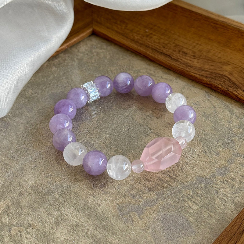 Designer Lavender Amethyst Bracelet
